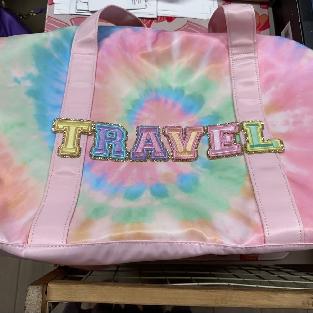 Pink Tie-Dye Target x SCL “TRAVEL” Duffle